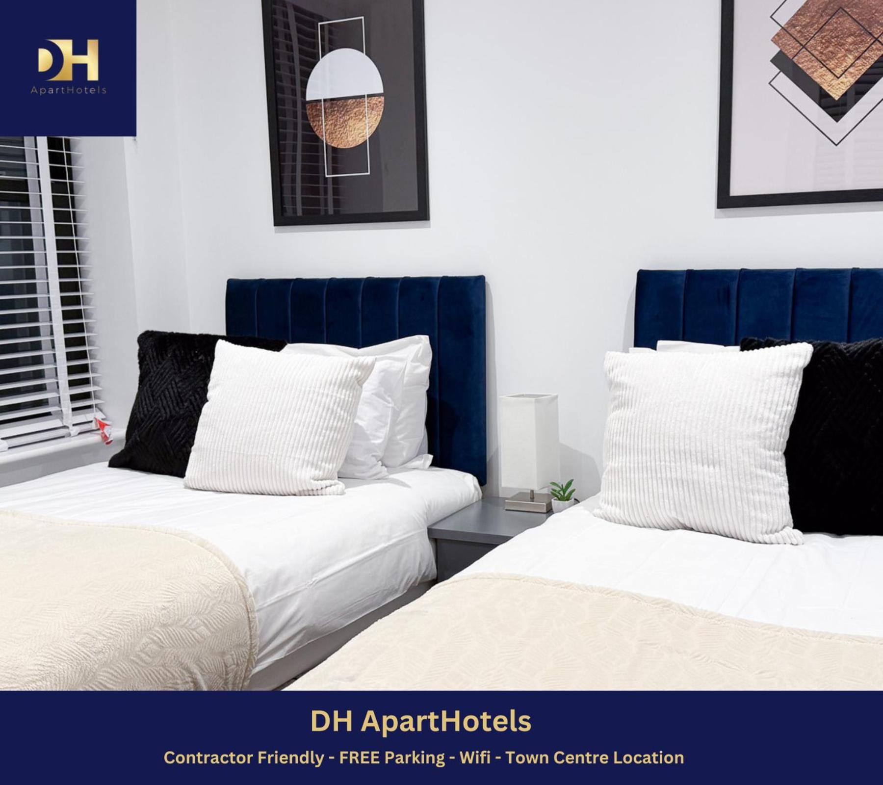 Spacious Modern 1 Bed Apartments In St Neots - Perfect For Contractors & Professionals - Free Parking - Wifi - Fully Equipped Kitchen - Smart Tv Ideal For Work Stays And Long Projects Zewnętrze zdjęcie