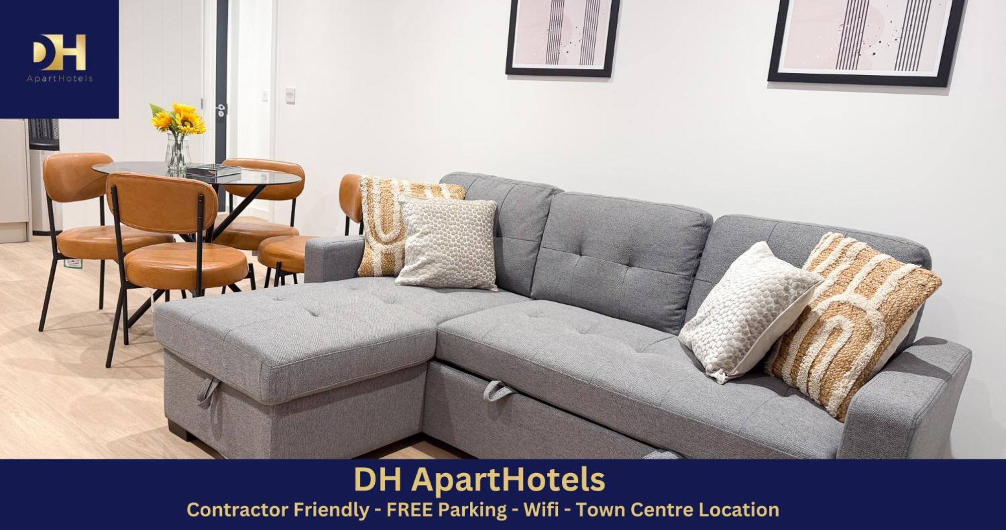 Spacious Modern 1 Bed Apartments In St Neots - Perfect For Contractors & Professionals - Free Parking - Wifi - Fully Equipped Kitchen - Smart Tv Ideal For Work Stays And Long Projects Zewnętrze zdjęcie